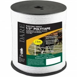 Flash Sale ⭐ Dare Electric Fence 1/2 IN Polytape, 656 FT, 2327 🤩