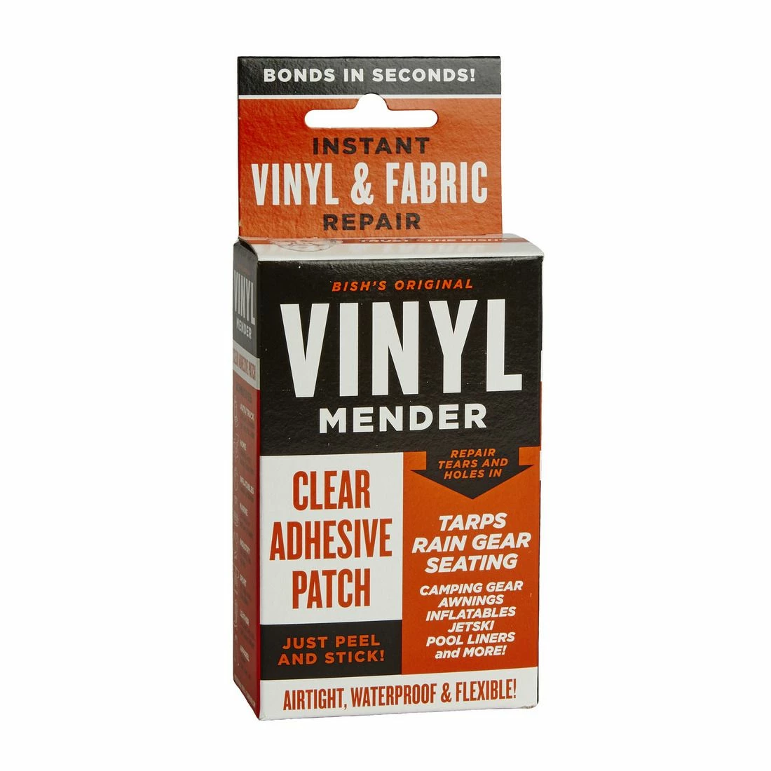 Brand new 🎉 Bish's Vinyl Mender - Clear Adhesive Patch - 40 Square Inches Of Patch, BRT-1 🥰 1 Brand new 🎉 Bish's Vinyl Mender - Clear Adhesive Patch - 40 Square Inches Of Patch, BRT-1 🥰