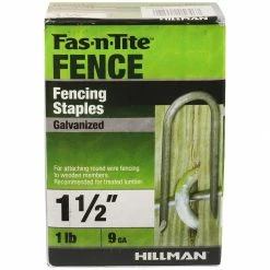Cheapest 🥰 Hillman #9 1 LB Box Hot Dipped Galvanized Fence Staple, 461299, 1-1/2 IN 🔔 -Farm Ranch store sftp a s assets20201209000000646