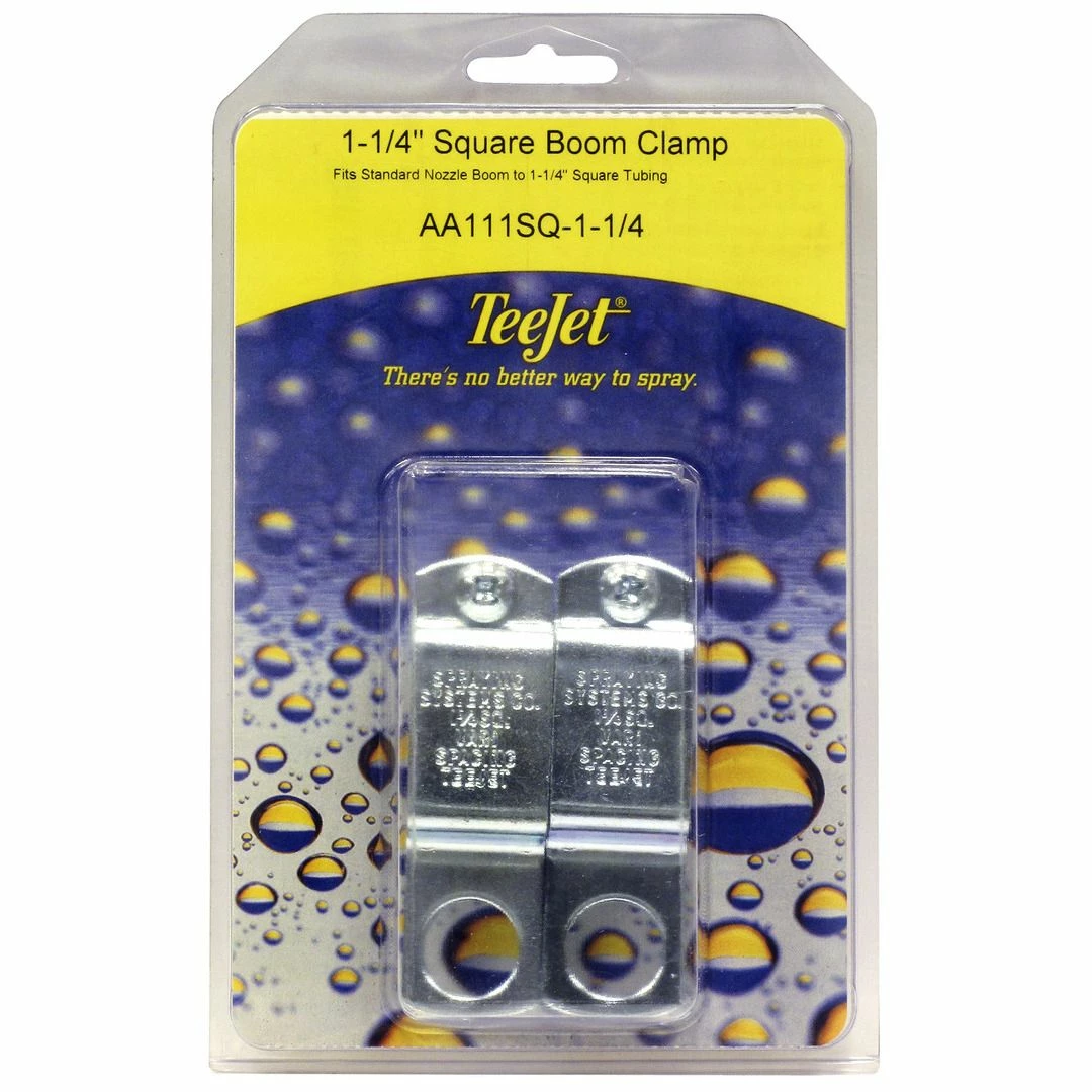 New ❤️ Teejet Square Boom Clamp, 2-Pack, 7771185, 1-1/4 IN 🎉 1 New ❤️ Teejet Square Boom Clamp, 2-Pack, 7771185, 1-1/4 IN 🎉