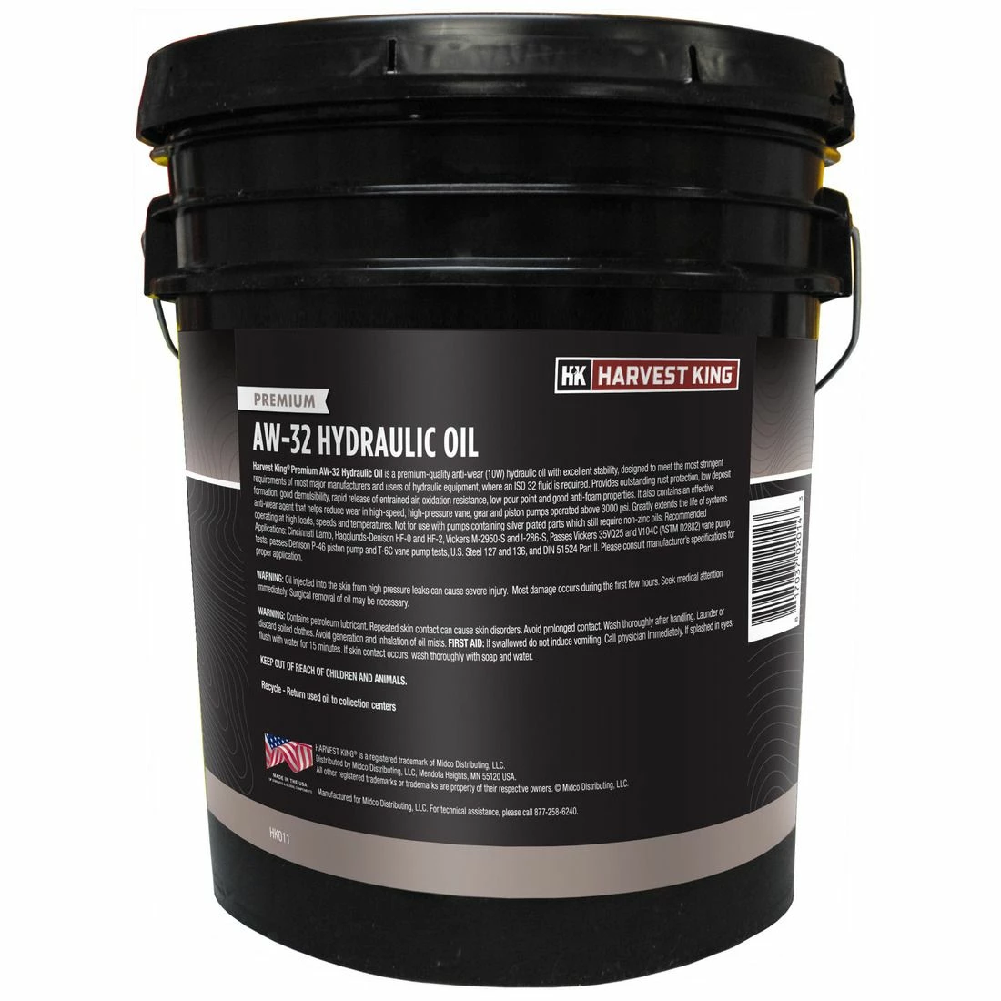 Cheapest โญ Harvest King Premium Hydraulic Oil, AW-32, HK011, 5 Gallon ๐ฏ 2 Cheapest โญ Harvest King Premium Hydraulic Oil, AW-32, HK011, 5 Gallon ๐ฏ - Image 2