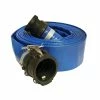 Promo 😉 Apache Blue Standard Duty PVC Layflat Discharge Hose Assembly Polypropylene Cam Lock, 2 IN x 50 FT, 98138049 ✔️