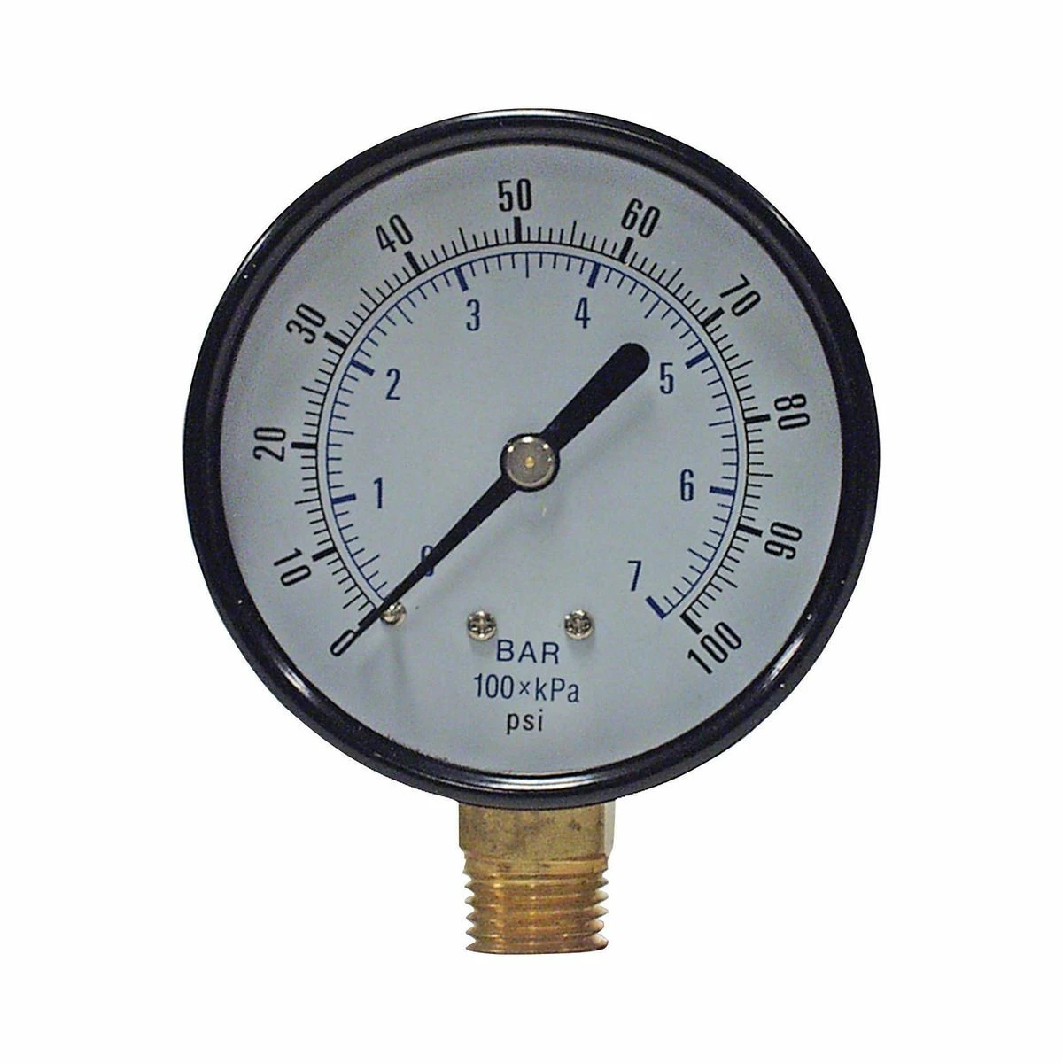 Buy ๐ Apache 100 PSI Dry Pressure Gauge with 1/4 IN Male Pipe Thread Lower Mount, 4-1/2 IN, 99019274 ๐ 1 Buy ๐ Apache 100 PSI Dry Pressure Gauge with 1/4 IN Male Pipe Thread Lower Mount, 4-1/2 IN, 99019274 ๐