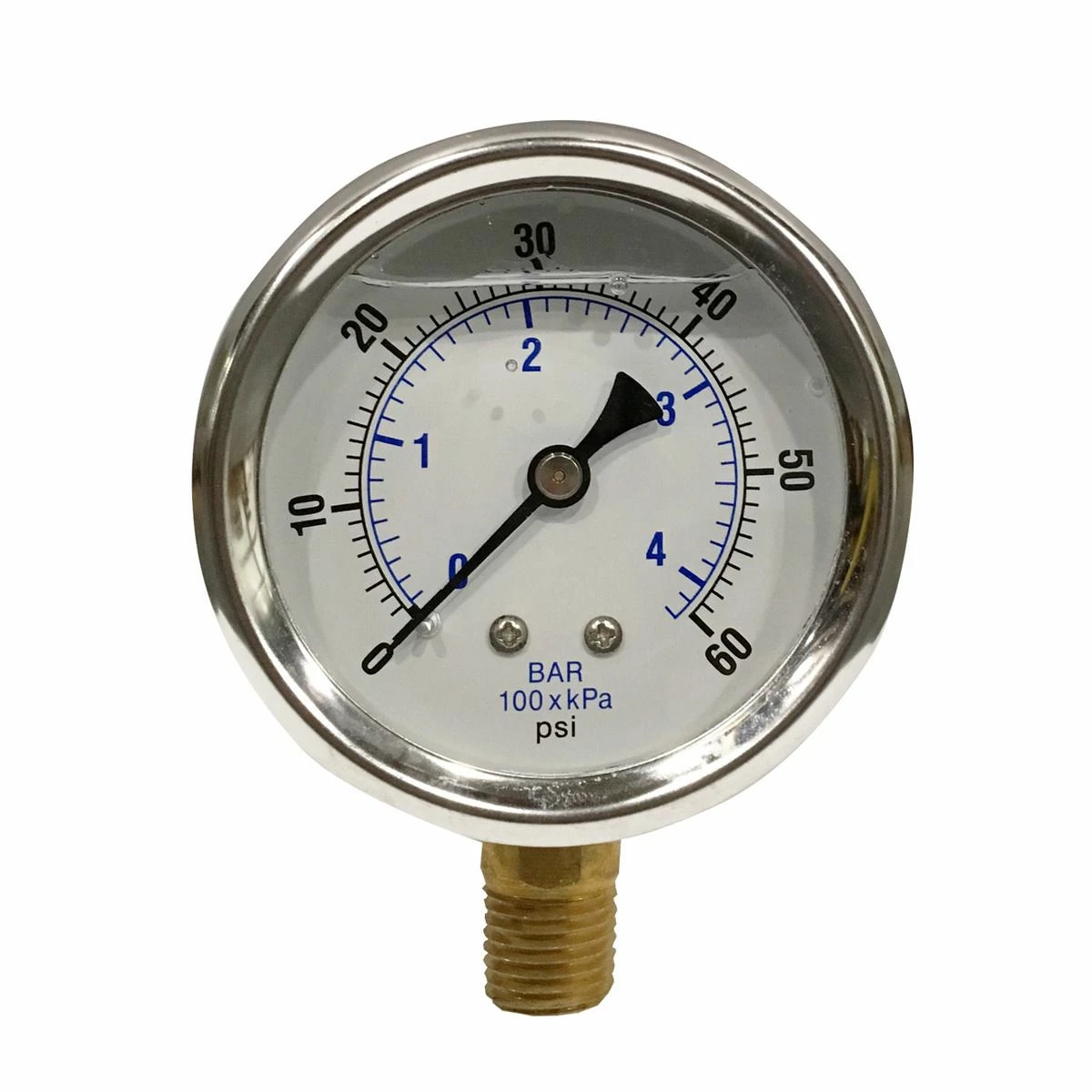 Best Pirce ⭐ Apache 60 PSI Glycerine Filled Pressure Gauge with 1/4 IN Male Pipe Thread Lower Mount, 2-1/2 IN, 99019281 🥰 1 Best Pirce ⭐ Apache 60 PSI Glycerine Filled Pressure Gauge with 1/4 IN Male Pipe Thread Lower Mount, 2-1/2 IN, 99019281 🥰