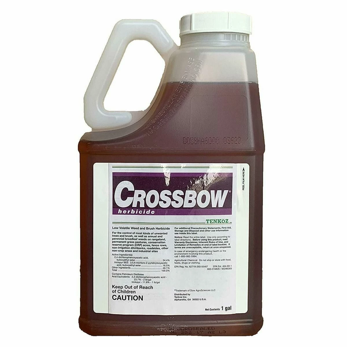 Brand new 🔔 Crossbow Herbicide Brush Killer, CH695299R, 1 Gallon 🌟 1 Brand new 🔔 Crossbow Herbicide Brush Killer, CH695299R, 1 Gallon 🌟