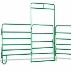 Deals 🎉 Hutchison Western Arched Entry Panel with Gate, 4 FT X 10 FT, Green, AE290-013-H10G ⭐