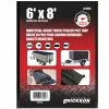 Coupon 🌟 Erickson Industrial-Grade Truck / Trailer Poly Tarp, Black, 57040, 6 FT x 8 FT 🎉