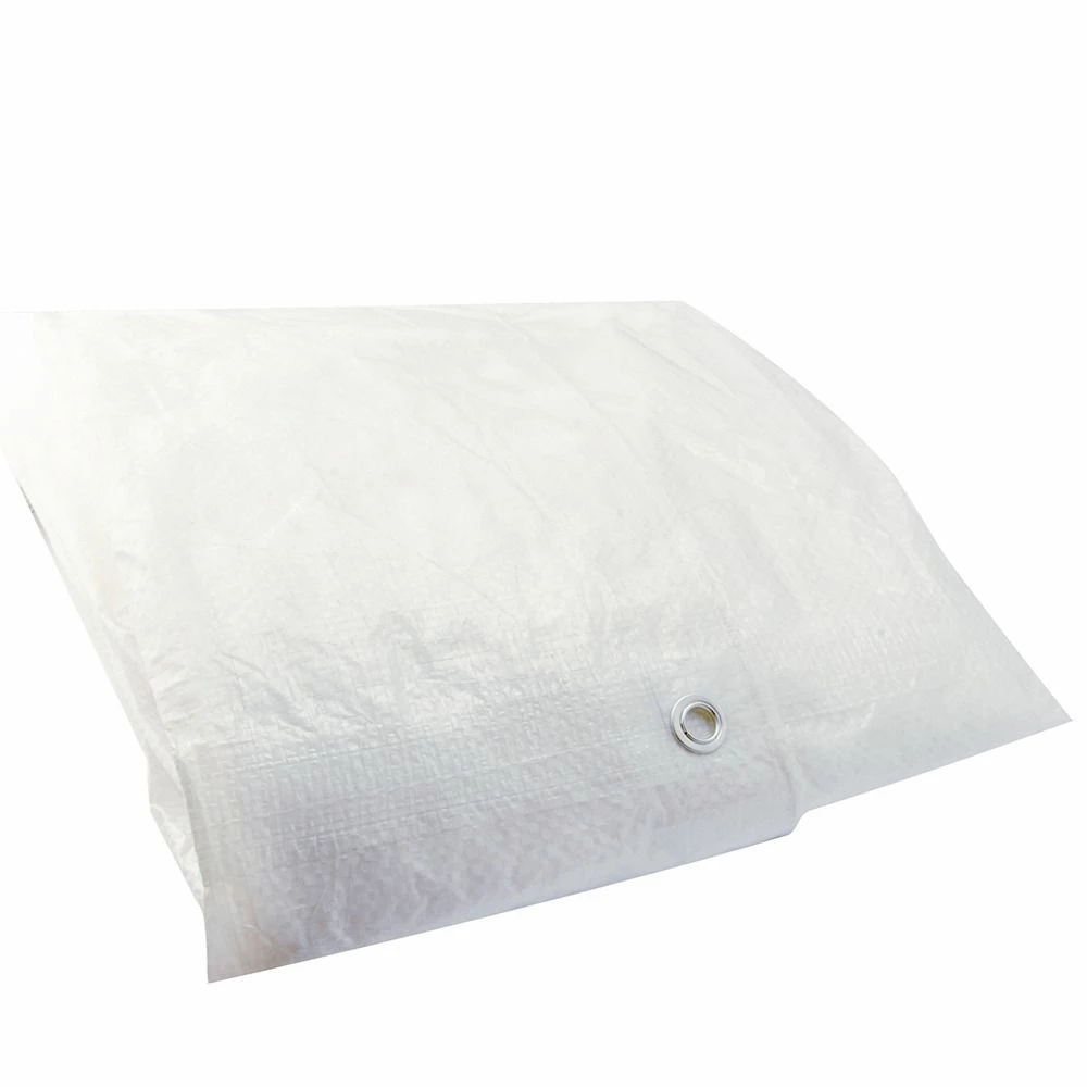 Budget 😍 Erickson Economy Grade Poly Tarp, Clear / White, 57064, 15 FT x 20 FT ✨ 2 Budget 😍 Erickson Economy Grade Poly Tarp, Clear / White, 57064, 15 FT x 20 FT ✨ - Image 2