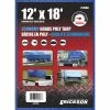 New 🤩 Erickson Economy Grade Poly Tarp, Blue, 57008, 12 FT x 18 FT 🤩