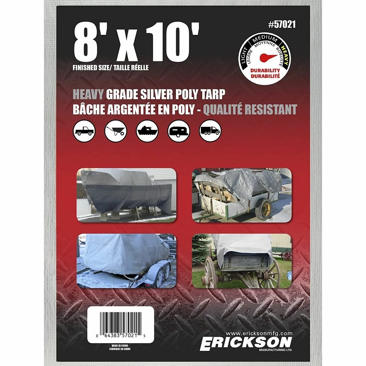 Deals ๐ฅฐ Erickson Heavy-Grade Poly Tarp, Silver, 57021, 8 FT x 10 FT ๐ 1 Deals ๐ฅฐ Erickson Heavy-Grade Poly Tarp, Silver, 57021, 8 FT x 10 FT ๐