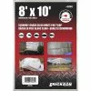 Best Sale 👏 Erickson Economy Grade Poly Tarp, Clear / White, 57061, 8 FT x 10 FT 🎉