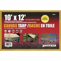 Best reviews of 😀 Erickson Canvas Tarp, 57074, 10 FT x 12 FT 🤩