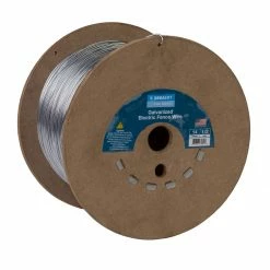 Best Sale ⭐ Bekaert 14 Gauge 2640 FT Galvanized Electric Fence Wire, 118306 ⭐