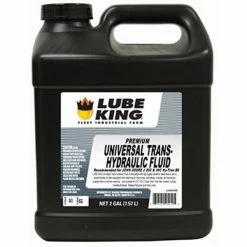 Best Sale 😀 Lube King Premium Universal Trans-Hydraulic Fluid, LU25UN2G, 2 Gallon 🧨